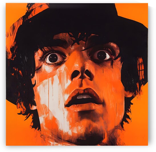 Surreal Intensity in Orange by Fab Haven