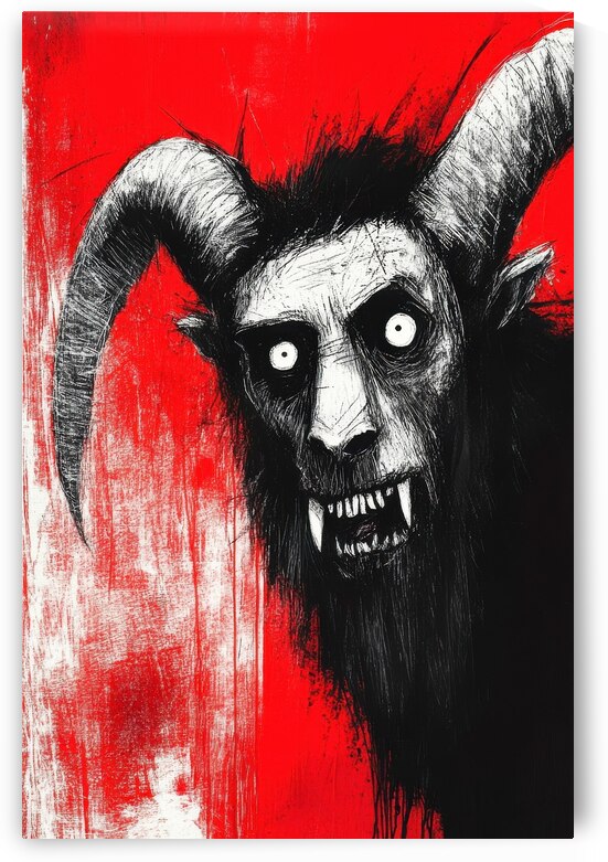 Krampus Unleashed - A Dark Holiday Reminder by Matthias Hauser