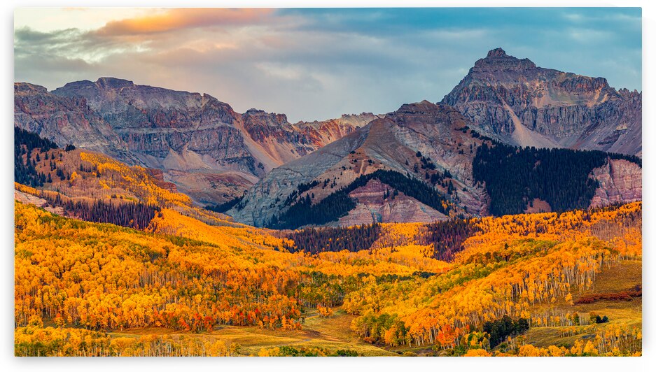 Golden Autumn Peaks by Greg Westbrook