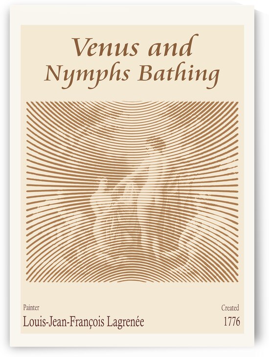 Venus and Nymphs Bathing by Louis-Jean-Francois Lagrenee   by The Hypnotized Art