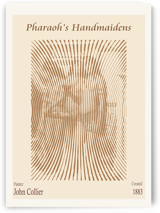 Pharaoh’s Handmaidens 1883 – John Collier Eng by The Hypnotized Art