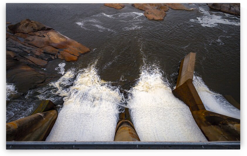 Spillway at Powerview Pine Falls by Marc Gilbert Photography