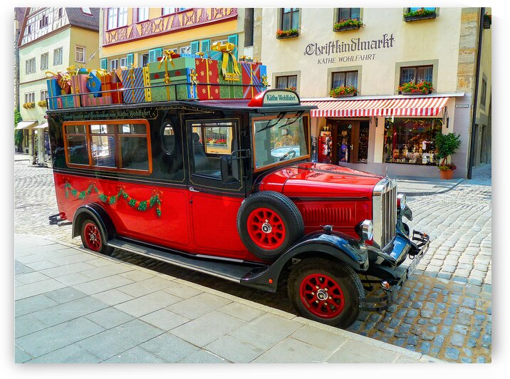 Rothenburg ob der Tauber Kathe Wohlfahrt Truck  by Norma Brandsberg Photography
