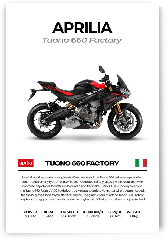 Aprilia Tuono 660 Factory2 by Conceptual Photography