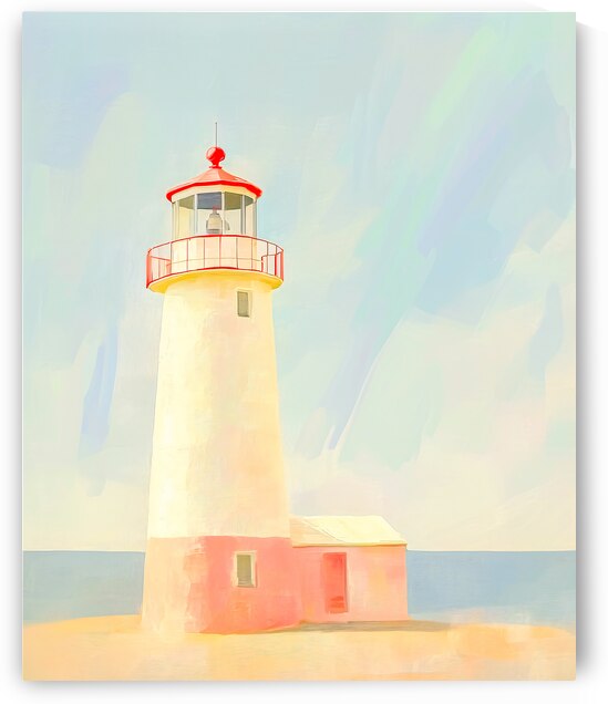 Pastel Lighthouse by Travelling Light