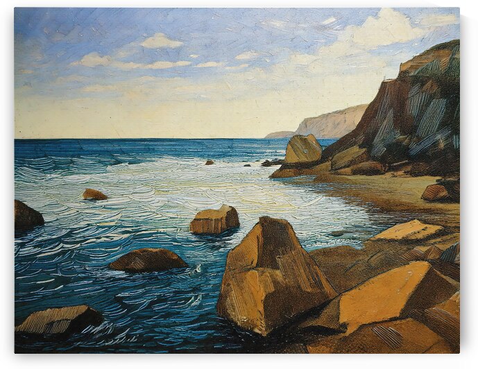 Rocky Shore by Thea Menagh