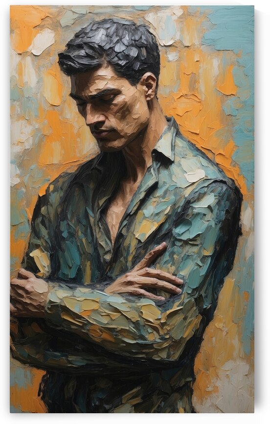 Silent Lament in Impasto   1 by The Mabazza Foundation 