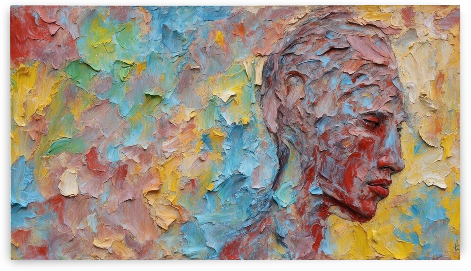 Silent Lament in Impasto   5 by The Mabazza Foundation 