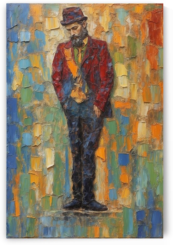 Silent Lament in Impasto   6 by The Mabazza Foundation 