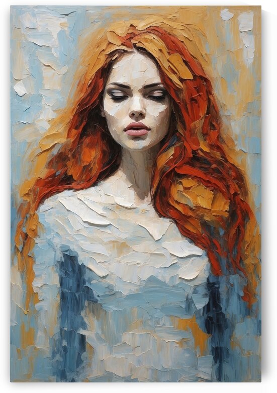 Silent Lament in Impasto   9 by The Mabazza Foundation 