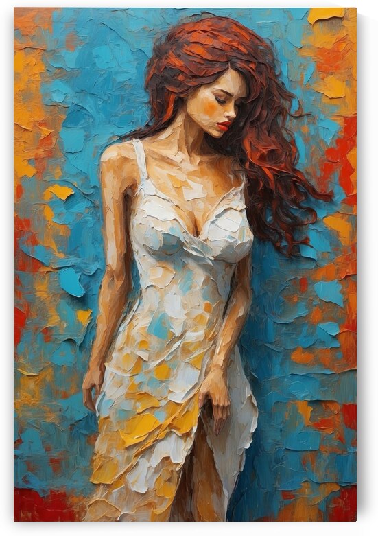 Silent Lament in Impasto   13 by The Mabazza Foundation 