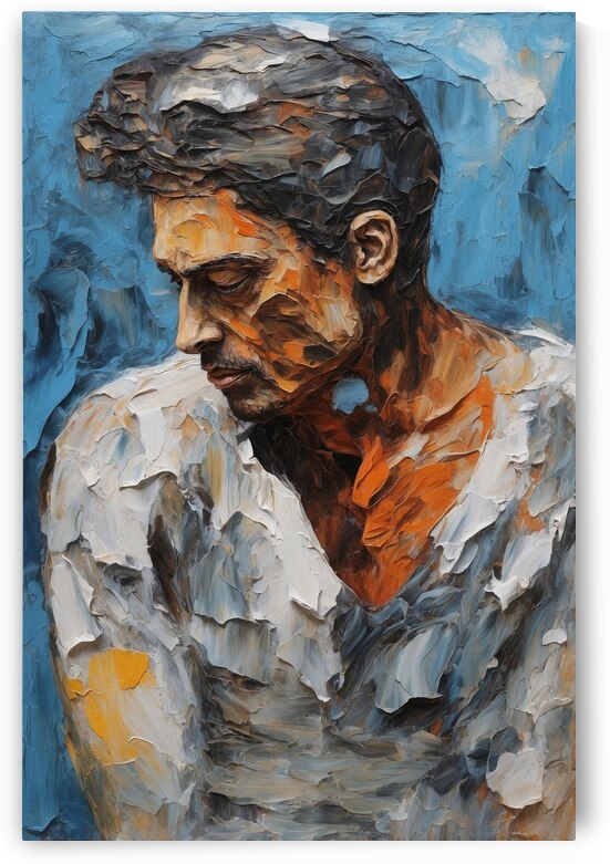 Silent Lament in Impasto   15 by The Mabazza Foundation 