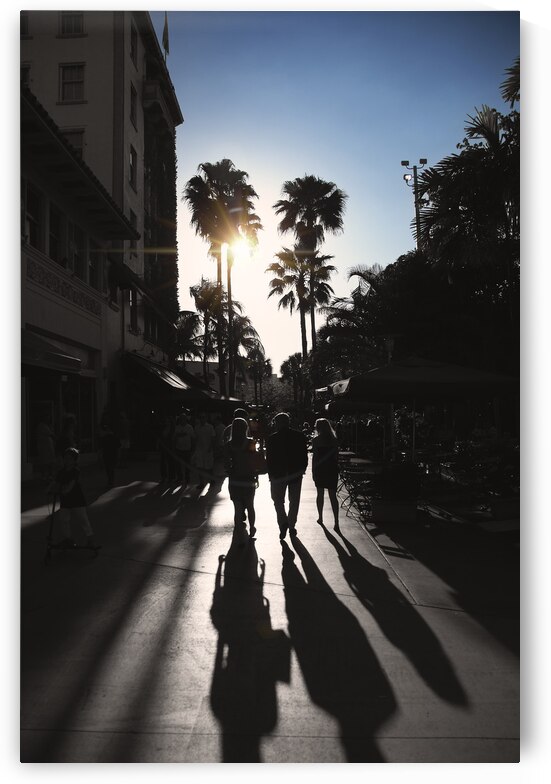 Lincoln Road Miami Florida by Art by Josh