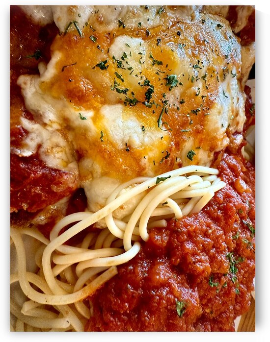 Chicken Parmigiana with Spaghetti by Bill Swartwout Photography