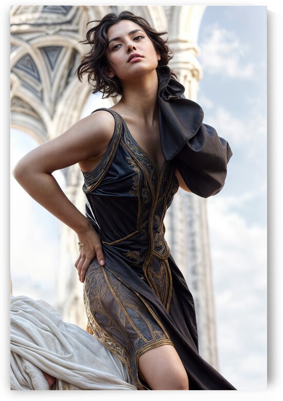  Solitary Figure  by Aniima Illussiya