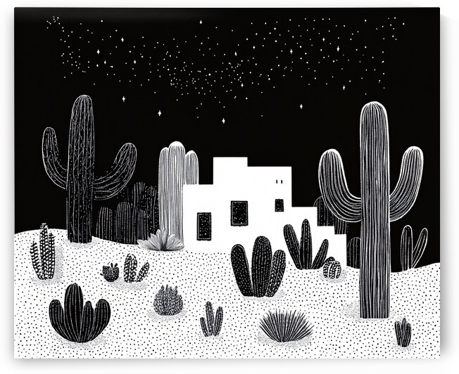 Cactus Garden Sketch Night by Travelling Light