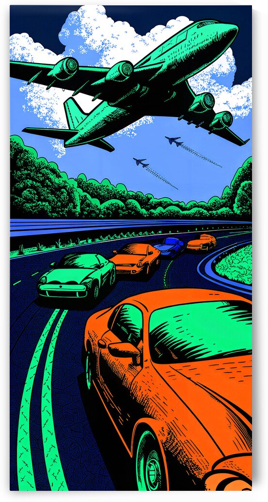 Fort Lauderdale Airport Curve by Art by Josh