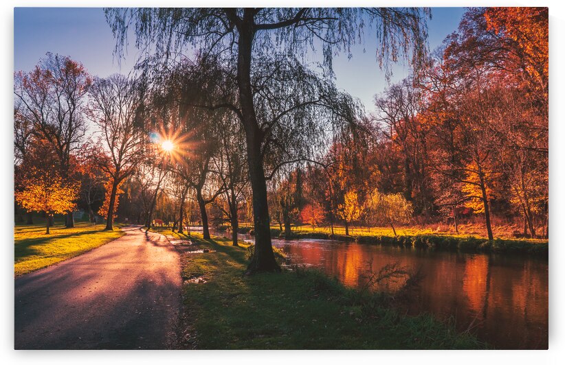 Lehigh Parkway on a Fall Afternoon by Jason Fink
