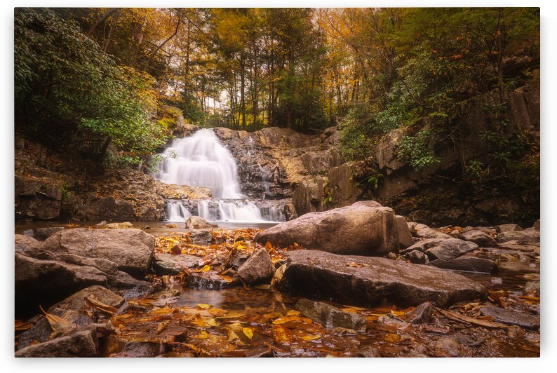 Colorful Autumn Hawk Falls by Jason Fink
