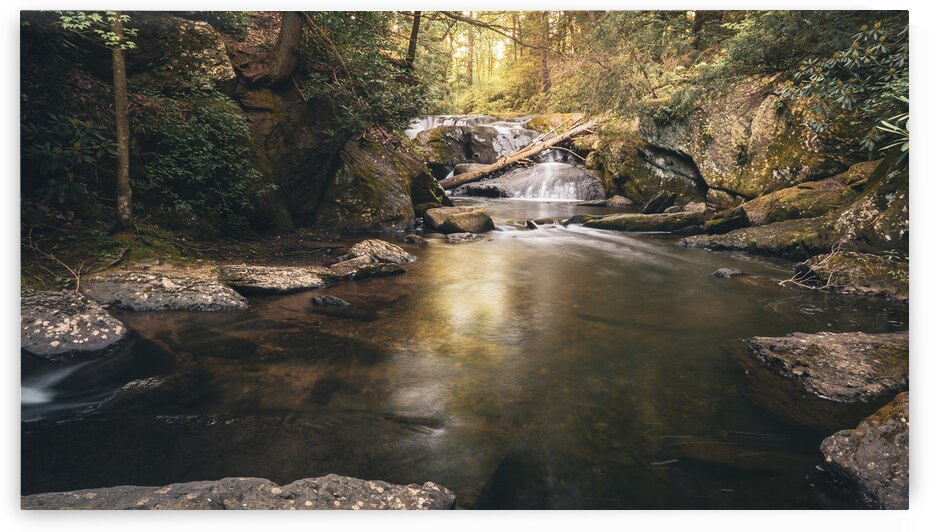 Wild Creek Falls Ahead   Wide by Jason Fink