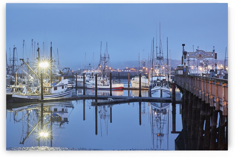 Fog Rolling in the Harbor by Images By Jon Evan
