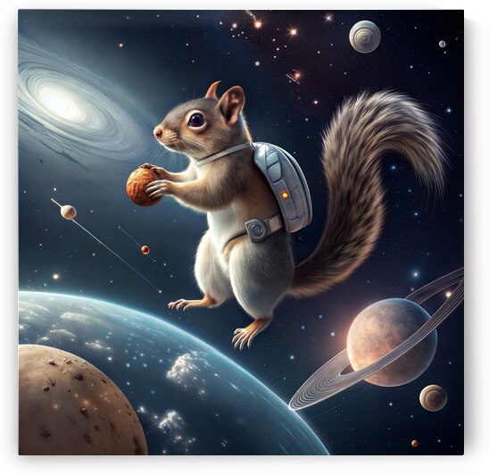 Space Squirrel by Art by Josh