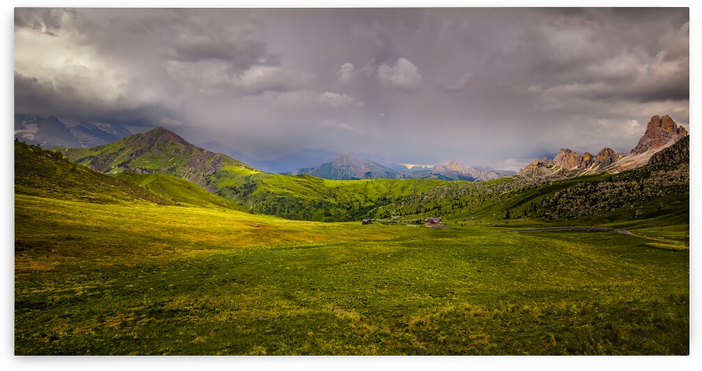 Dolomite Giau Pass Skyline Panorama by Norma Brandsberg Photography
