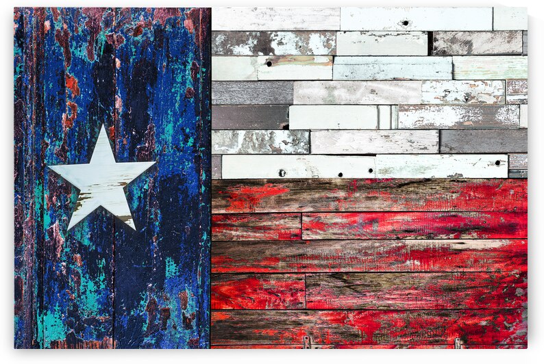 Lone Star Texas flag by DELPHIMAGES