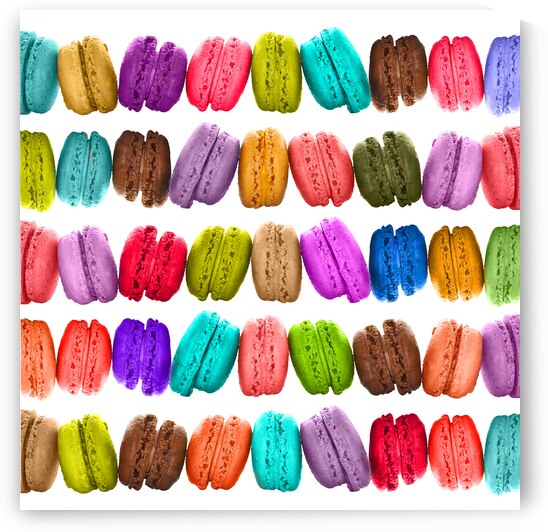 Crazy french colorful macarons by DELPHIMAGES