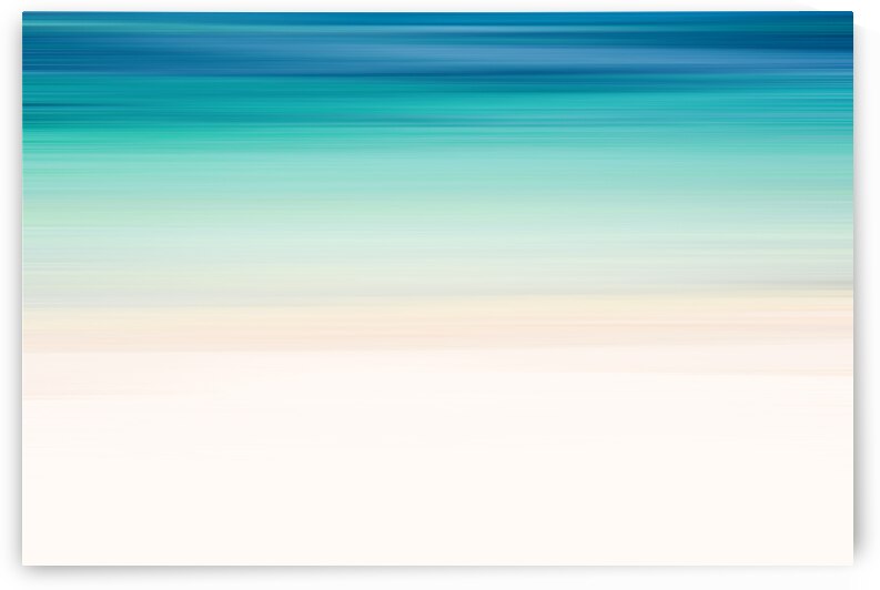 Beach and lagoon abstract seascape by DELPHIMAGES