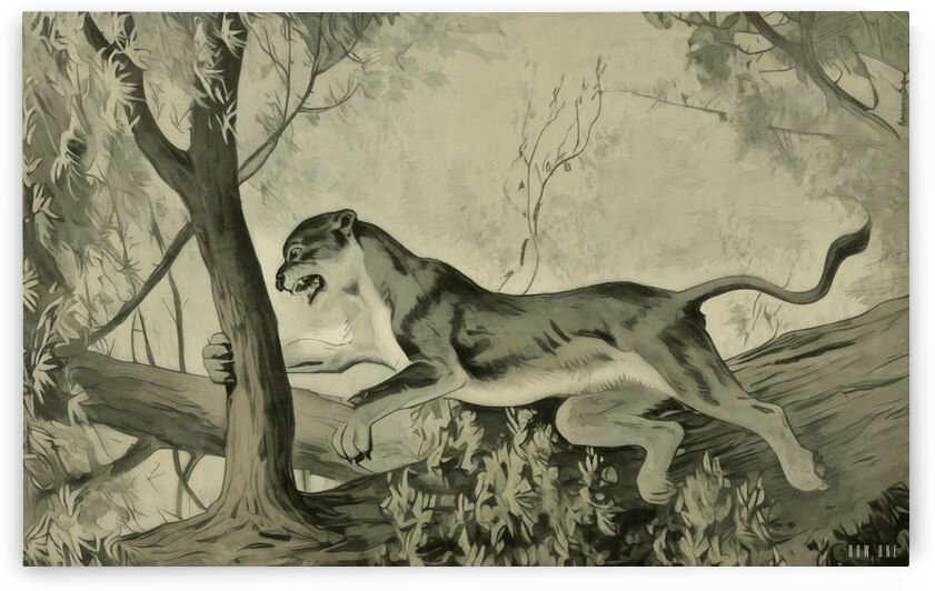 1921 Cat Art by Row One Brand