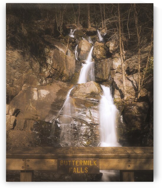 Buttermilk Falls from Viewing Deck by Jason Fink