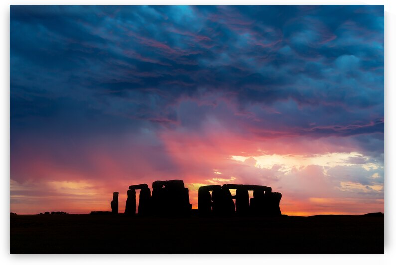 Stonehenge at sunset by DELPHIMAGES