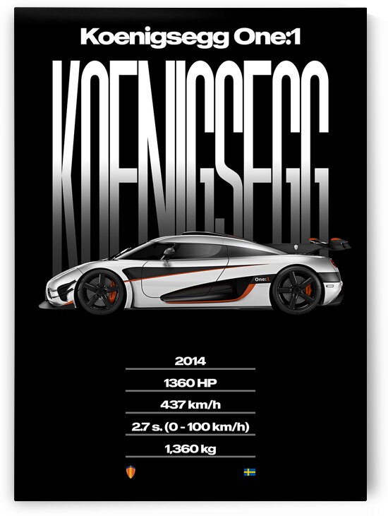 Koenigsegg One by Conceptual Photography