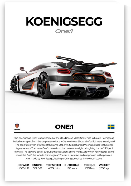 Koenigsegg One12 by Conceptual Photography