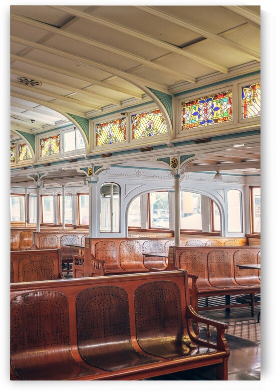 Inside the steam ferryboat Berkeley in San Diego by DELPHIMAGES