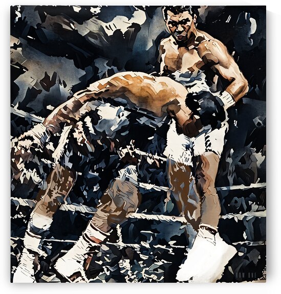 Ali Foreman Fight Art by Row One Brand