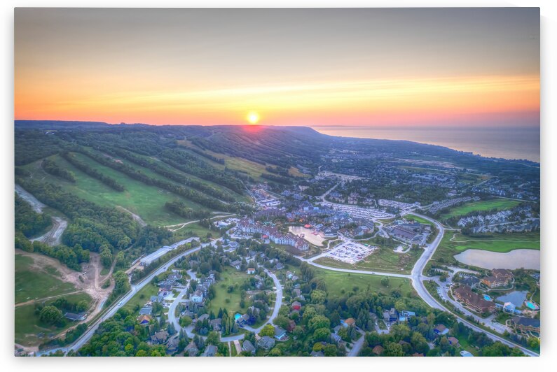 Blue Mountain Sunset  by Eden Remme Watt