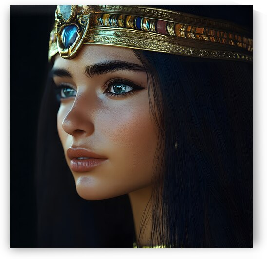 Elegant Cleopatra-Inspired Royal Portrait by Fab Haven