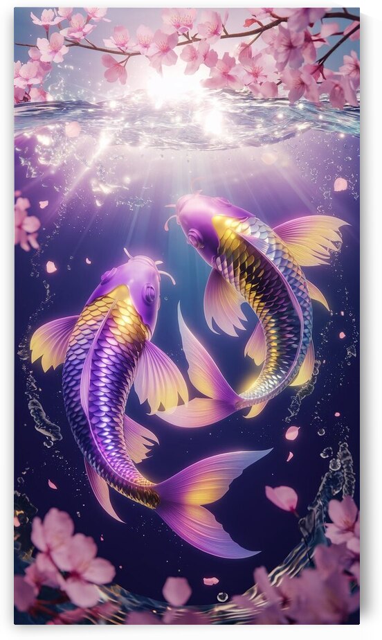 Serene Harmony: Dreamy Koalas in a Vibrant Landscape by Shards of Art