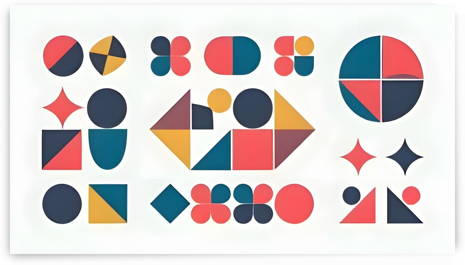 Dynamic Abstract Geometric Design: Bold Shapes and Modern Aesthetics 1 by WESTITRAD