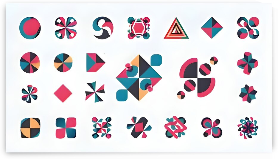 Dynamic Abstract Geometric Design: Bold Shapes and Modern Aesthetics 2 by WESTITRAD