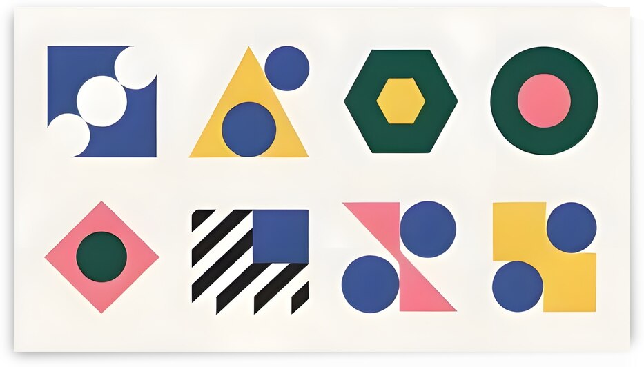 Dynamic Abstract Geometric Design: Bold Shapes and Modern Aesthetics 5 by WESTITRAD