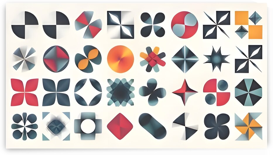 Dynamic Abstract Geometric Design: Bold Shapes and Modern Aesthetics 1 by WESTITRAD