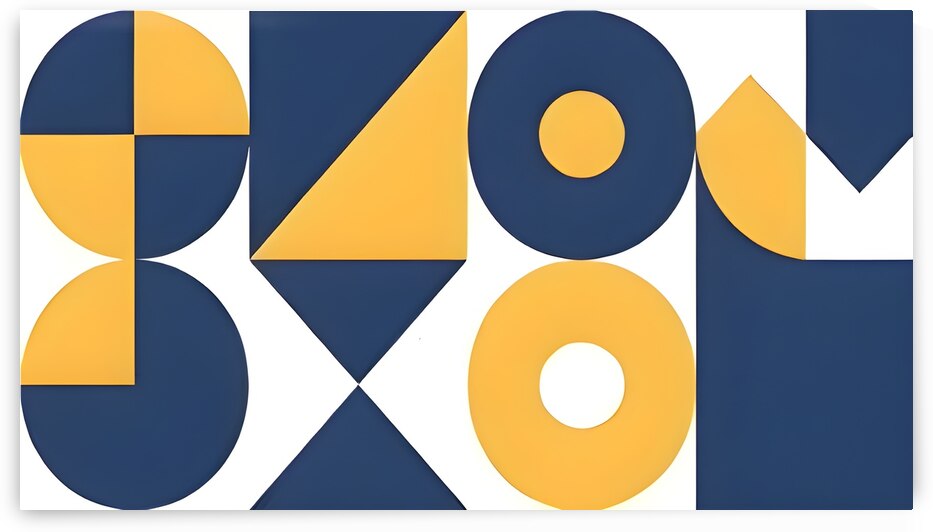 Dynamic Abstract Geometric Design: Bold Shapes and Modern Aesthetics 3 by WESTITRAD