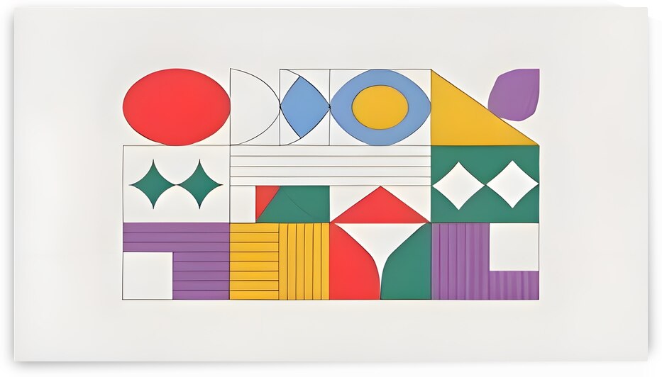 Dynamic Abstract Geometric Design: Bold Shapes and Modern Aesthetics 4 by WESTITRAD