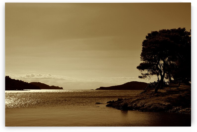 Greek Islands sepia by Paul Boizot
