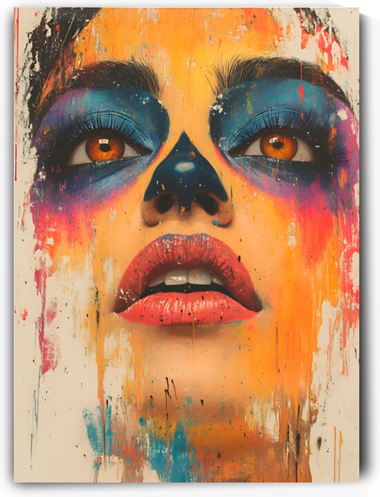 Catrina Del Alba - Catrina Of The Dawn - Dia de los Muertos Art Prints by Savage Art Prints