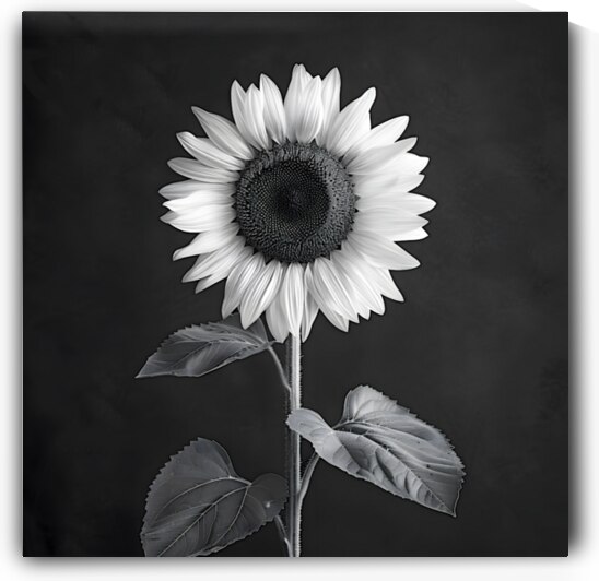 Sunflower Selfie 6 - Sunflower Portrait Art Prints by Savage Art Prints
