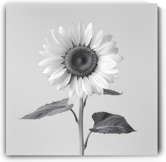 Sunflower Selfie 7 - Sunflower Portrait Art Prints by Savage Art Prints